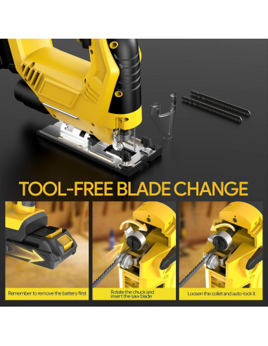 Sierra de calar inalámbrica Funnywhale 20V Max sin escobillas