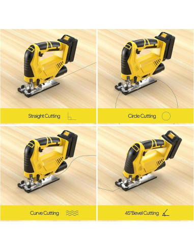 Sierra de calar inalámbrica Funnywhale 20V Max sin escobillas