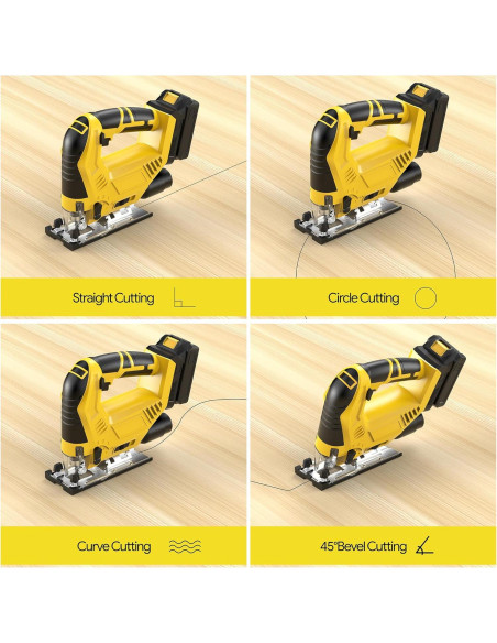 Sierra de calar inalámbrica Funnywhale 20V Max sin escobillas