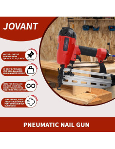 Clavadora Neumática de Acabado Jovant 16G 1.99kg con Bolsa 2
