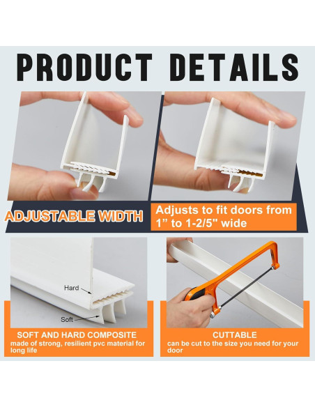 Barrido Inferior Ajustable Pickmesh 91.44 cm para Puerta