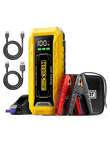Arrancador de Batería MegaXmar U4000 27000mAh 4000A 12V