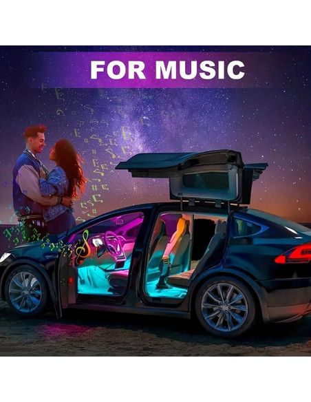 Luces de tira LED interiores TEKSHINNY T-SKD 600 cm RGB con control remoto