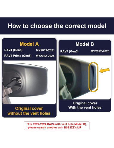 Cámara Dash Fitcamx 4K Delantera + 1080P Trasera para Toyota RAV4 2019-2021