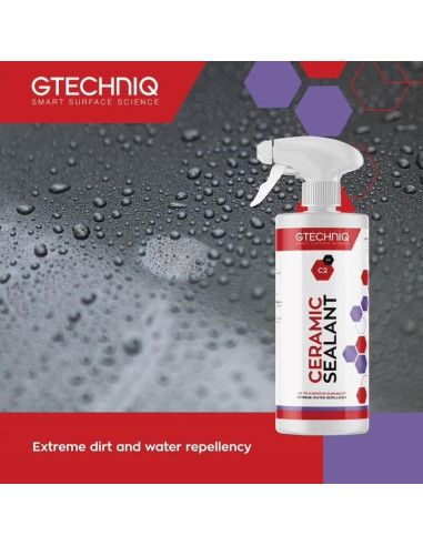 Gtechniq C2 Sellador Cerámico 500ml para Coches - Alto Brillo