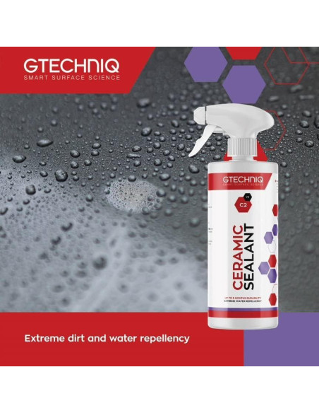 Gtechniq C2 Sellador Cerámico 500ml para Coches - Alto Brillo