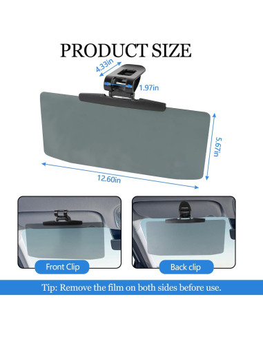 Extensor de Visera Solar Hbxdeco 32x14.4 cm Ajustable UV