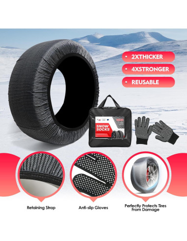 Calcetines de Nieve K-Musculo M para SUV y Pickup - 100 KM