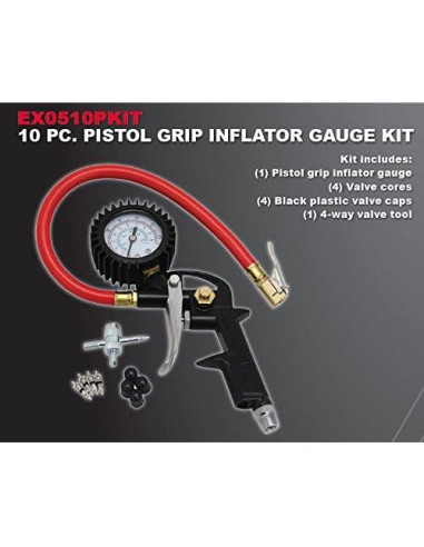 Medidor de Inflación Analógico Milton EXELAIR 10 Piezas