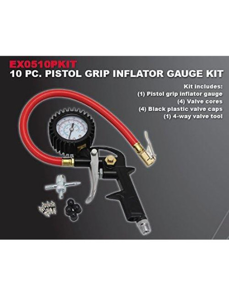 Medidor de Inflación Analógico Milton EXELAIR 10 Piezas