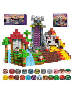 100 Bloques Magnéticos Kryzomat - Juguetes de Construcción para Niños