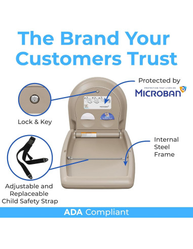 Estación de Cambio de Bebés Koala Kare KB301-00 Beige