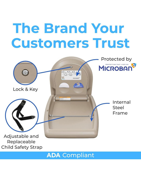 Estación de Cambio de Bebés Koala Kare KB301-00 Beige