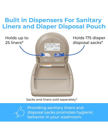 Estación de Cambio de Bebés Koala Kare KB301-00 Beige