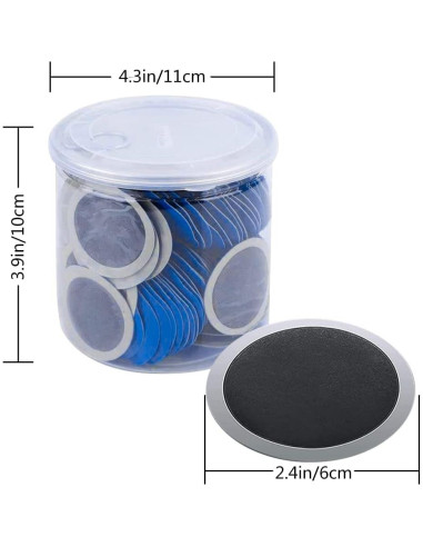 Kit de Parches para Neumáticos Watris Veiyi 80 Piezas 58mm