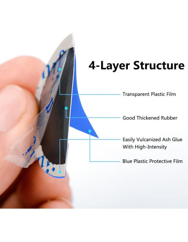Kit de Parches para Neumáticos Watris Veiyi 80 Piezas 58mm