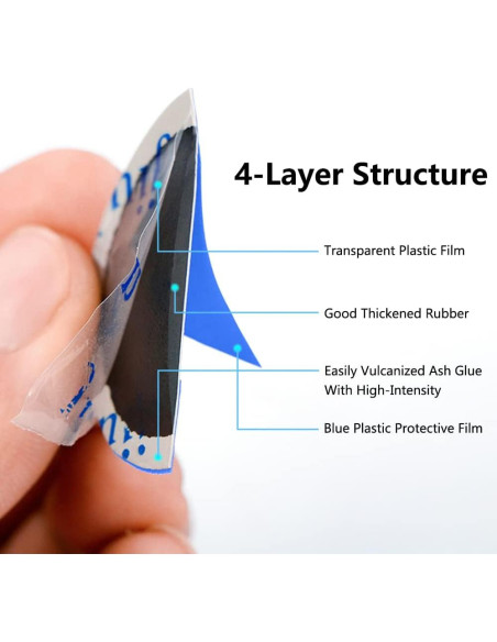 Kit de Parches para Neumáticos Watris Veiyi 80 Piezas 58mm