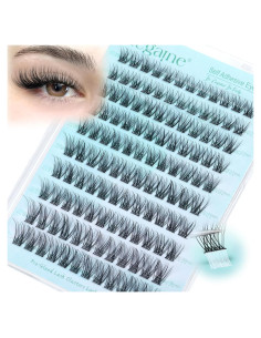 Grupos de Pestañas Autoadhesivas Zegaine 10-16mm Naturales 120Pcs