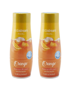 SodaStream Sabor Naranja 440ml - 2 Botellas 0.44L