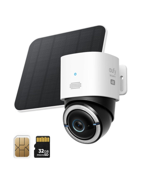 Cámara de Seguridad Eufy 4G LTE S330 4K Solar Inalámbrica