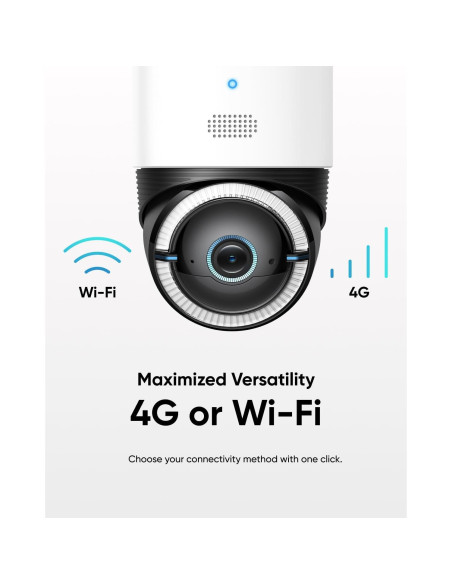 Cámara de Seguridad Eufy 4G LTE S330 4K Solar Inalámbrica