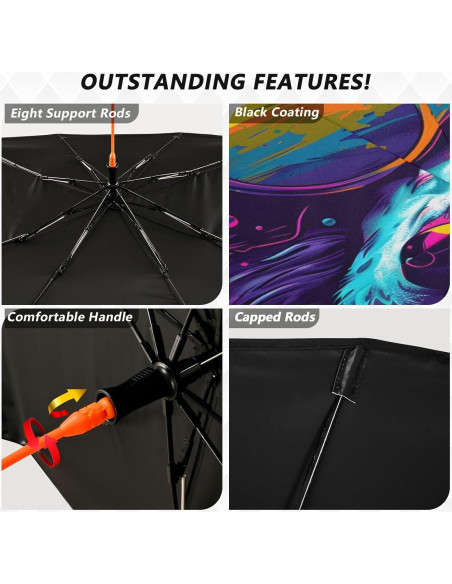 Sombrilla para Parabrisas DALAWU 140x70cm Plegable UV