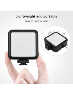 Luz de Video RGB Portátil Digital Nc con 70 LED y Batería 2000mAh 2