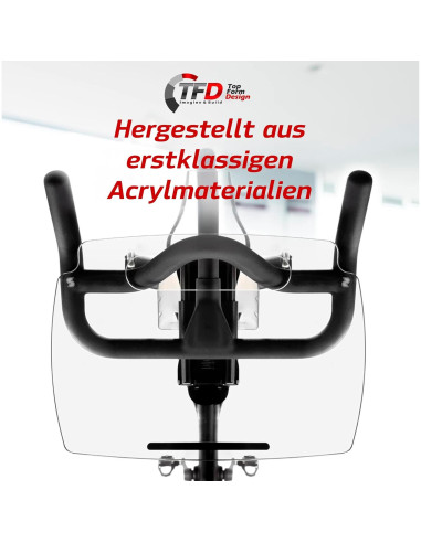 Bandeja Mejorada TFD para Bicicleta Peloton Original - Acrílico