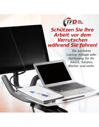 Bandeja Mejorada TFD para Bicicleta Peloton Original - Acrílico