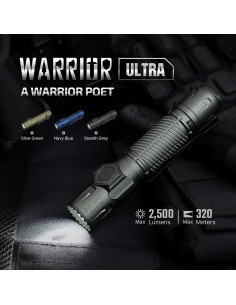 Linterna EDC OLIGHT Warrior Ultra 2500 Lúmenes Recargable 2