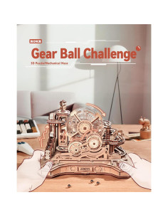 ROKR Rompecabezas de Madera 3D Carrera de Canicas 1.51 kg 2