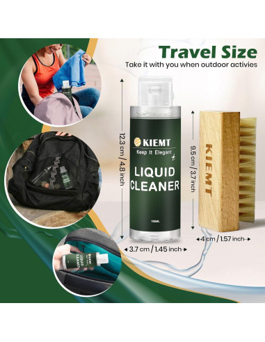 Limpiador de Zapatos KIEMT Multi-Superficie 190g - Ecológico