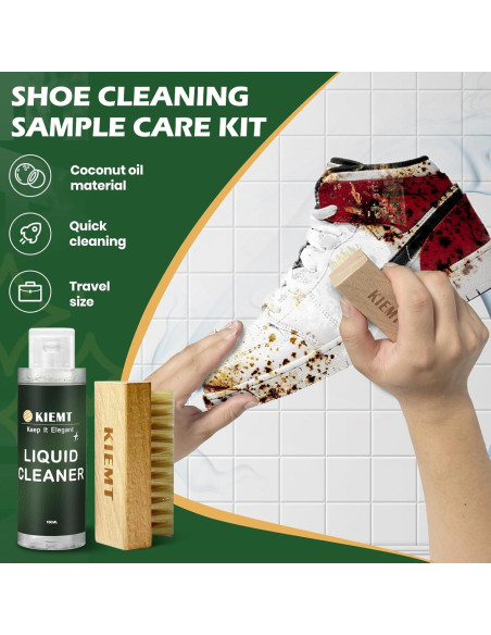 Limpiador de Zapatos KIEMT Multi-Superficie 190g - Ecológico Limpiador de Zapatos KIEMT Multi-Superficie 190g - Ecológico