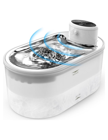 Fuente de Agua Automática para Gatos Tomxcute 3.0L Inalámbrica