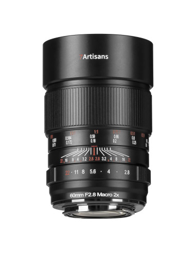 Lente Macro 60mm F2.8 2X 7artisans para Cámara Sony E