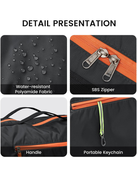 Bolsa de Deporte G4Free 40L con Compartimento Húmedo - Negro