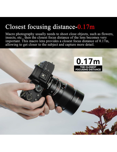 Lente Macro 60mm F2.8 2X 7artisans para Cámara Sony E