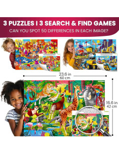 Rompecabezas QUOKKA 100 Piezas para Niños 4 a 10 Años 2