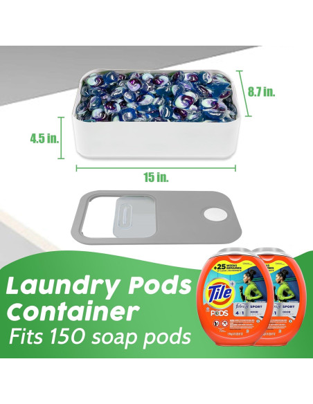 Contenedor Organizador de Cápsulas de Lavandería XPACK 5kg Contenedor Organizador de Cápsulas de Lavandería XPACK 5kg