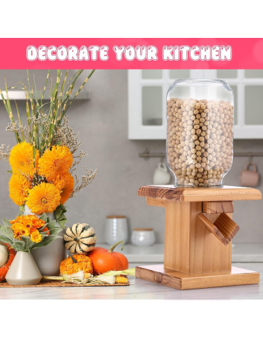 Dispensador de Dulces de Madera Maxdot 13x13x28 cm