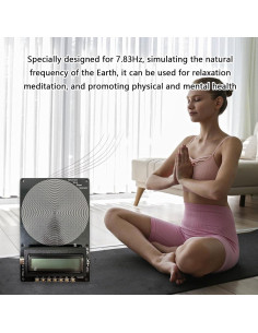 Generador de Frecuencia 7.83Hz VLSQHNCF Ajustable 0.01-100000Hz 2