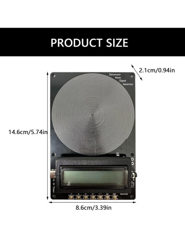 Generador de Frecuencia 7.83Hz VLSQHNCF Ajustable 0.01-100000Hz