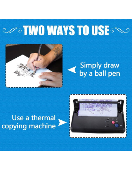 Kit de Práctica para Tatuajes CINRA - 30PCS Piel y Papel