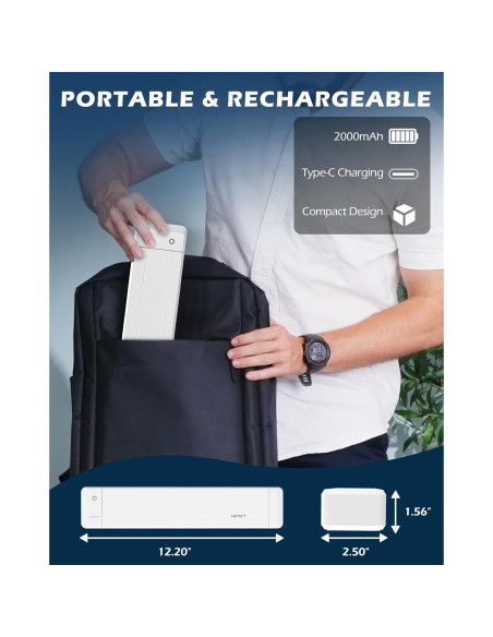 Impresora de Plantillas de Tatuajes HPRT MT866 - Bluetooth, 300DPI Impresora de Plantillas de Tatuajes HPRT MT866 - Bluetooth, 300DPI