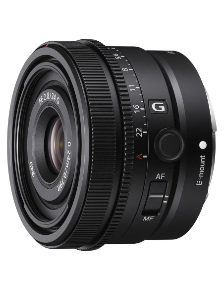 Lente Sony FE 24mm F2.8 G Ultra-Compacto 161g