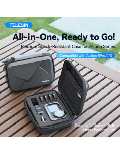 Estuche de Almacenamiento TELESIN para DJI Osmo Action 5/4/3 2
