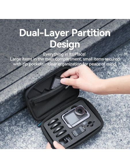 Estuche de Almacenamiento TELESIN para DJI Osmo Action 5/4/3