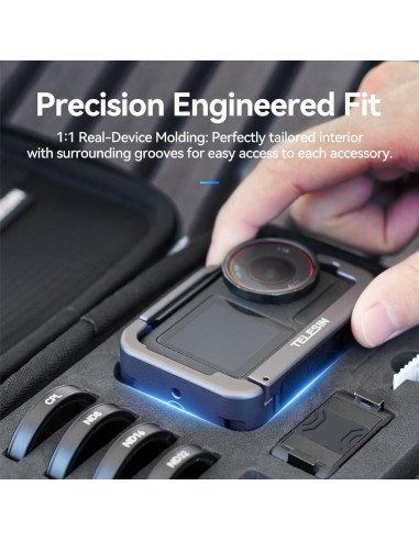 Estuche de Almacenamiento TELESIN para DJI Osmo Action 5/4/3