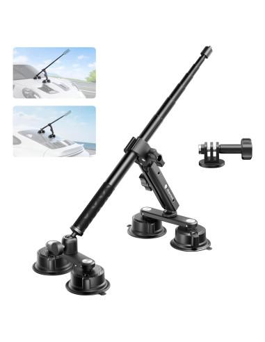 Soporte de Coche con Ventosas Maectech para Insta360 X5/X4/X3