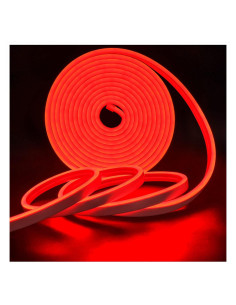 Tira LED de Neón 5m ZFB 600 LEDs Rojo DC 12V IP65